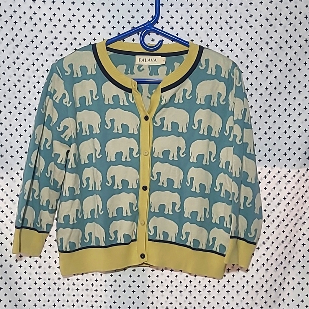 Palava (Modcloth brand) Elephant Cardigan